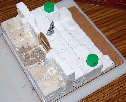 dungeon entrance, sand and dirt