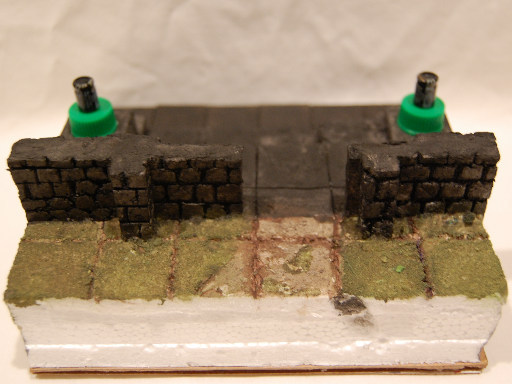 dungeon entrance, painting begins