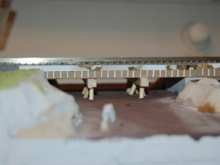 Bridge Supports in Place