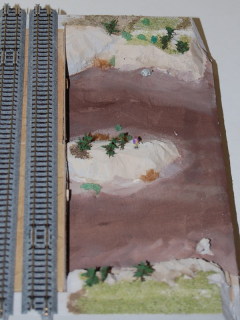 Bridge with bushes