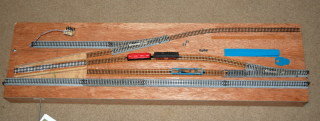 Tracks laid out